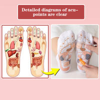 Calcetines De Masaje Para Los Pies Con Acupuntura Y Reflexología Calcetines De Yoga Diseño De Puntos Del Pie Con Palos De Masaje Para Mujeres - details 8