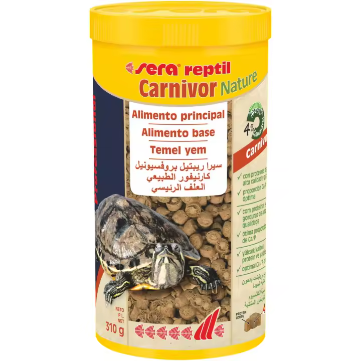 Sera Reptil Profesional Carnivor Nature - Alimento Biocomponente para Reptiles Carnívoros - 1