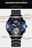 Reloj De Lujo Para Hombre Relogio Masculino Marca Top Reloj De Pulsera De Acero Inoxidable Luminiscencia Estilo Casual Resistente Al Agua 3Bar Para Deporte Al Aire Libre - details 7