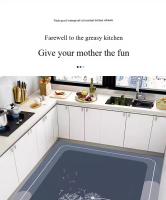 VIKAMA Alfombra De Cocina Anti-derrapante Absorbente Para Puerta Alfombra De Fregadero Lavable Moderna De Poliéster 100% - details 4