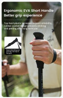 MOBI GARDEN Palo De Camuflaje Ultraligero De Aleación De Aluminio Plegable Para Senderismo Profesional Y Excursionismo - details 8