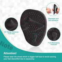 Suela De Silicona Media Para Mujer Almohadillas De Mezquita Alivio Del Esfuerzo En La Parte Delantera Del Pie Cómodas Y Antideslizantes Absorción De Choque Para Zapatos Cuidado Del Pie - details 9