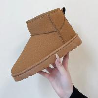 Botas De Nieve Para Mujer 2024 Plataforma Ankle Sueda Cálido Casuales Invierno Nueva Gruesa Moda Botines Cordón Material Superior Corduroy Suave - details 22