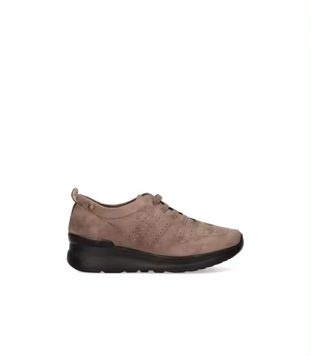 AMARPIES AST22327 Taupe DEPORTIVO ELASTICOS Cuña media - 1