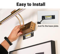 Luz De Pared Recargable LED Sin Cable USB Batería 4400mAh 40cm Para Decoración Del Hogar Dormitorio Con Control Remoto Moderno - details 8