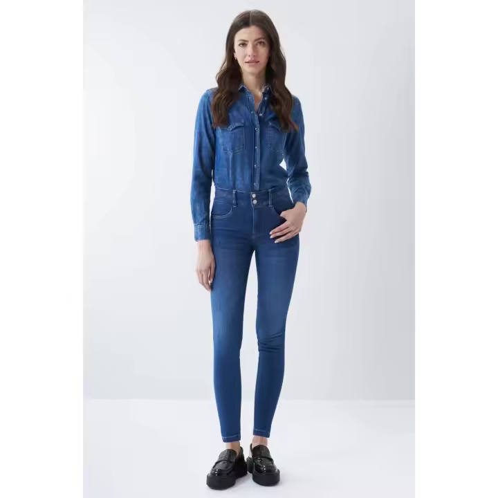 Vaquero chica SALSA 126391 8503 azul - 1