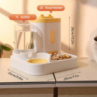 Juego De Alimentos Para Gatos Y Perros Con Cuenco De Agua De Orejas De Conejo Soporte Vertical Para Mascotas Suministros De Mascotas - details 7