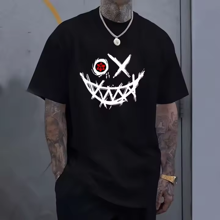 Camiseta Casual Para Hombre 100% Algodón Cuello Redondo Manga Corta Suave Y Cómoda Para Verano Uso Diario Interior Exterior - 1