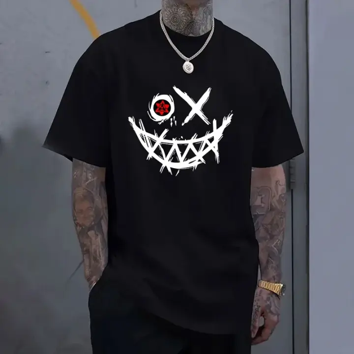 Camiseta Casual Para Hombre 100% Algodón Cuello Redondo Manga Corta Suave Y Cómoda Para Verano Uso Diario Interior Exterior - 1