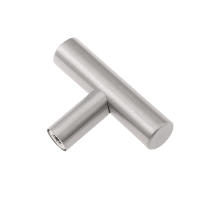 Manija De Acero Inoxidable Para Armario Y Cajón Negra Moderna Pullas De Cocina Y Gabinete Knobs De Manija De Mano - details 5