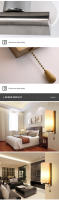 Lámpara De Pared LED De Madera Con Cables De Arranque Para Dormitorio Sala De Estar Cocina Retro Vintage E27 sinInterruptor Inteligente Fuente De Alimentación AC 220V 110V - details 1
