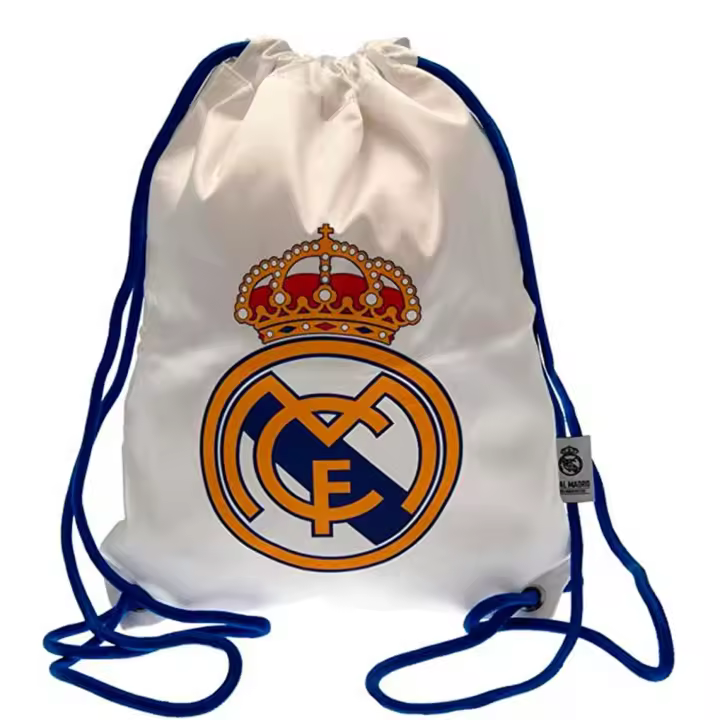 Real Madrid Bolsa Gymsack Oficial Blanco Acrílico - 1