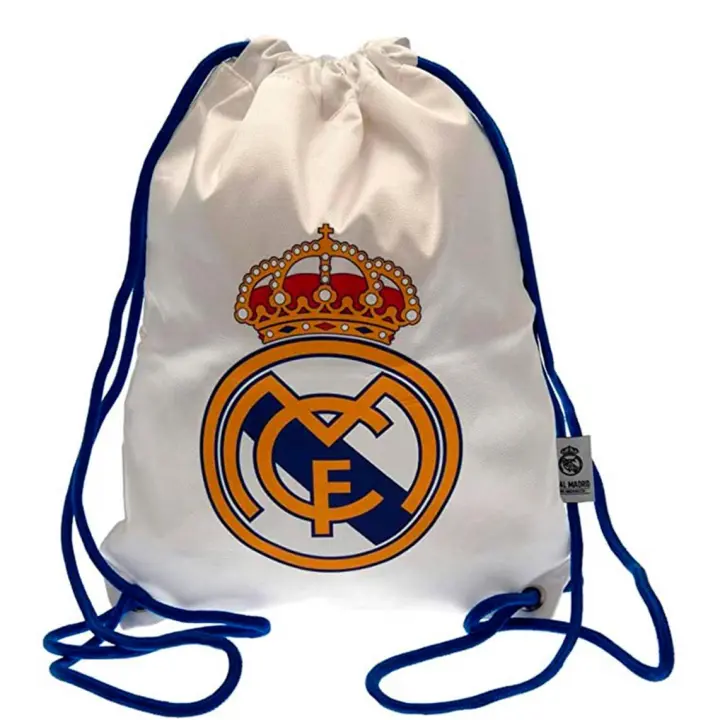 Real Madrid Bolsa Gymsack Oficial Blanco Acrílico - 1