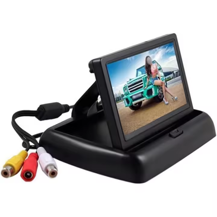 Pantalla Plegable 4.3 Pulgadas HD Automóvil Vista Trasera - 1
