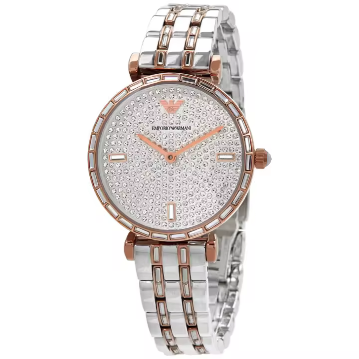 Emporio Armani Reloj Mujer AR11293, con calendario, Incluye Caja Original, Diámetro: 32MM - 1