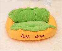 Hot Dog Camas Extraible Estera Suave Sofá Para Mascotas Camas Lindas para Cozy Cachorro de Arena Gato Colchoneta Chihuahua Peluche Nido Perrera - details 0