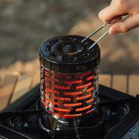 Mini Estufa De Gas Para Acampar Resistente Al Desgaste Portátil Calentador De Acero Cubierta De Calentamiento Equipo De Camping - details 5