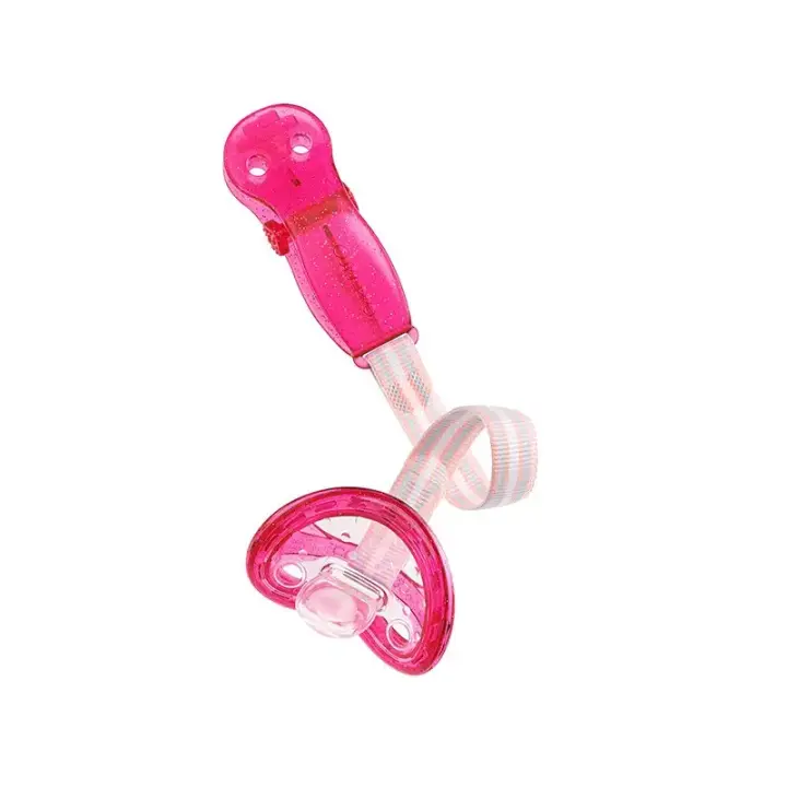 CURAPROX BABY CINTA SUJETA CHUPETES ROSA - 1