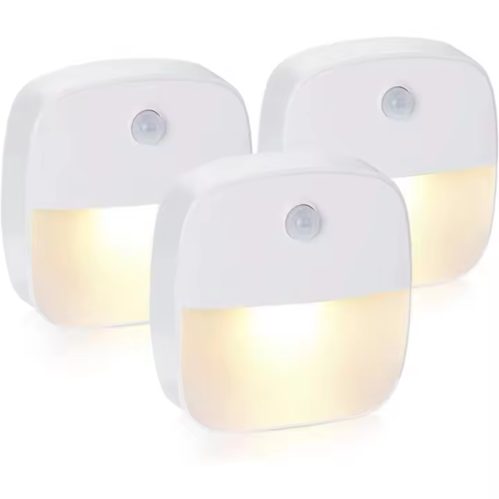 Luz Nocturna LED para Niños para Habitación de Bebe, Dormitorio, Garaje y Pasillo (Blanco Cálido) - 1