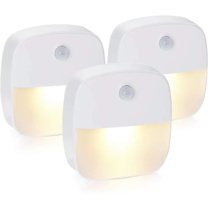 Luz Nocturna LED para Niños para Habitación de Bebe, Dormitorio, Garaje y Pasillo (Blanco Cálido) - 1