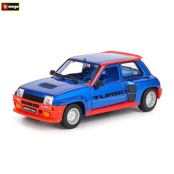 Modelo De Coche De Aleación Bburago 1:24 Renault Renault 5 Turbo Simulación Coche De Colección Decoración Juguetes Regalo Para Adultos Y Niños - 1