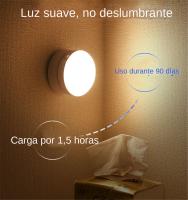 Lámpara Nocturna LED Recargable Con Sensor De Movimiento PIR 360 Grados Luz De Noche Para Armario Luz De Bajo Gabinete Sin Cable - details 6