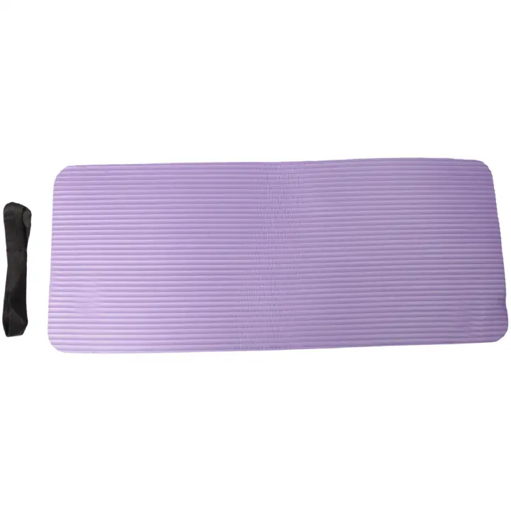 Rodillera de Yoga de 15Mm, esterilla gruesa grande para Pilates, ejercicio, Fitness, entrenamiento, esterilla antideslizante para acampar - 1