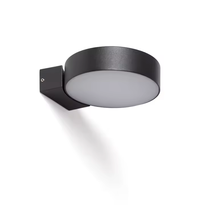 Ledkia Aplique de Pared Exterior LED 8.3W Aluminio Nerida Negro - 1