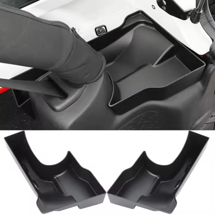 Caja De Almacenamiento Para Maletero De Coche Organizador De Carga Para Jeep Wrangler JK 2011-2017 Accesorios Interiores Negra ABS - 1