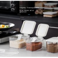 Organizador De Hierbas Para Cocinar Caja De Almacenamiento De Especias Jars De Aromaterapia Contenedor De Pimienta Y Azúcar Estilo Moderno PP - details 9