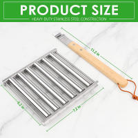 Relleno De Salchicha Para Barbacoa En Acero Inoxidable Herramienta De Barbecue No Adhesiva Portátil Para Camping Y Picnic - details 11