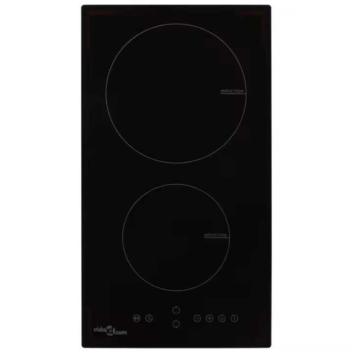 vidaXL Placa de inducción con 2 quemadores control táctil 3500 W - 1