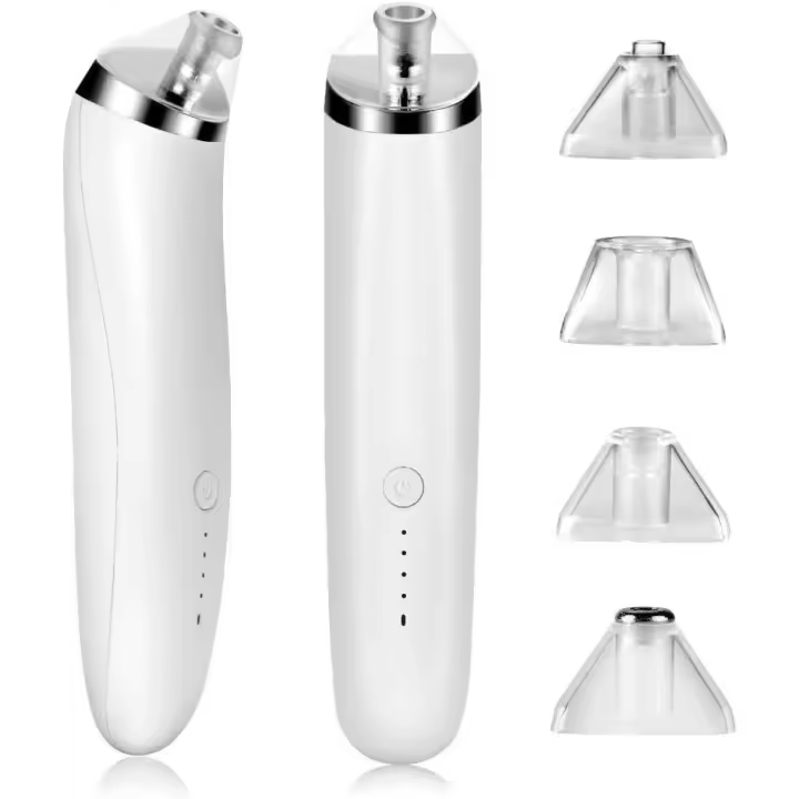 2024 Original - Nuevo 2.0 Aspirador de poros para eliminar puntos negros, 3 cabezales, eliminador de queratina, extractor de puntos negros, limpiador de poros con succión al vacío facial, extractor de poros con ventosa para acné - 1