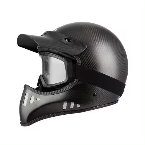 casco integral nzi mad carbon con gafas y visera Raíz MENSUAL IMPORT NZI CAFE RACER Cascos integrales OUTLET MOTOSOTORE Cascos Integrales - 1