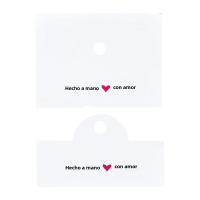 50pcs Tarjetas De Exhibición De Papel Y Bolsas Opp Para DIY Almacenamiento Clip De Pelo Regalo Joyería Accesorios Suministros Para Pequeñas Empresas - details 4