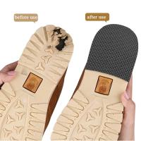 Pegatinas De Suela Para Zapatos Y Zapatillas Antideslizantes Y Anti Usura Silenciosas Adhesivas Fuertes Cortables Con Patrón Gris Y Blanco Para El Pie - details 5