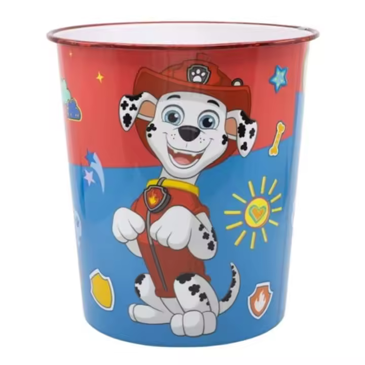 Stor Papelera de Plástico con Imágenes de Personajes de Paw Patrol 02266 - Alta Calidad - 1