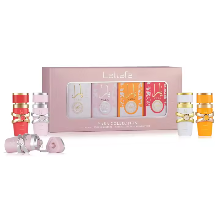 Lattafa My Yara Collection – 4x5ml Eau de Parfum Set de regalo para mujer Yara + Yara Moi + Yara Tous + Yara Candy - 1