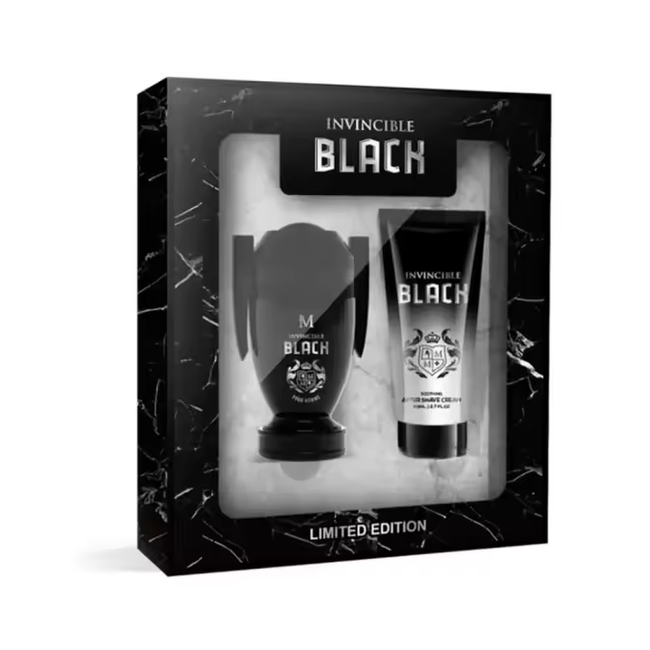 Estuche Pack Invincible Black Eau de toilette pour homme + 50ml After Shave 5ml Montage Brands Fragancia inspirada en otras colonias Colonia hombre - 1