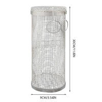 Grill De Acero Inoxidable De Gran Capacidad Para Barbacoa - Circular Para Camping Y Picnics Resistentes Al Calor Herramienta De Cocina Al Aire Libre - details 0