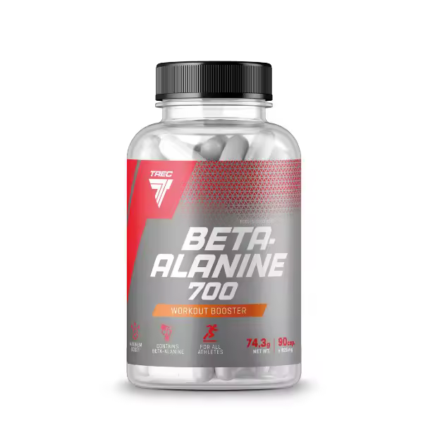Trec Nutrition Beta Alanine - Suplemento de Beta-Alanina - 90 cápsulas - Mejora el rendimiento físico - Encapsulado - Reduce la fatiga muscular - Promueve la salud metabólica. - 1