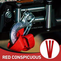 Correa De Winch Para ATV Anillo Único Correas De Atado De Alta Resistencia Con Gancho Para Winch Accesorio Rojo Para Camiones - details 3