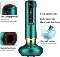 Belleza Salud desguace Calor infrarrojo que adelgaza Therapy de masaje Eléctrica cupping masajeador vacío Sucker guasha anti celulitis - details 3