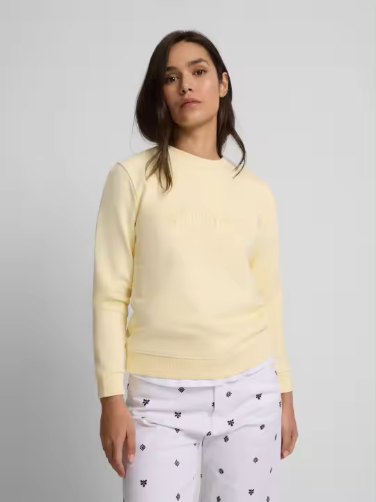 Silbon - Sudadera woman bordado silbon amarillo - 1