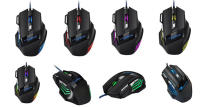 Ratón De Juego X8 Mecánico Con Cable 7 Botones Ergonómico RGB Retroiluminado USB 800/1200/1600/3200 Dpi Con Botón De Ajuste De DPI - details 0