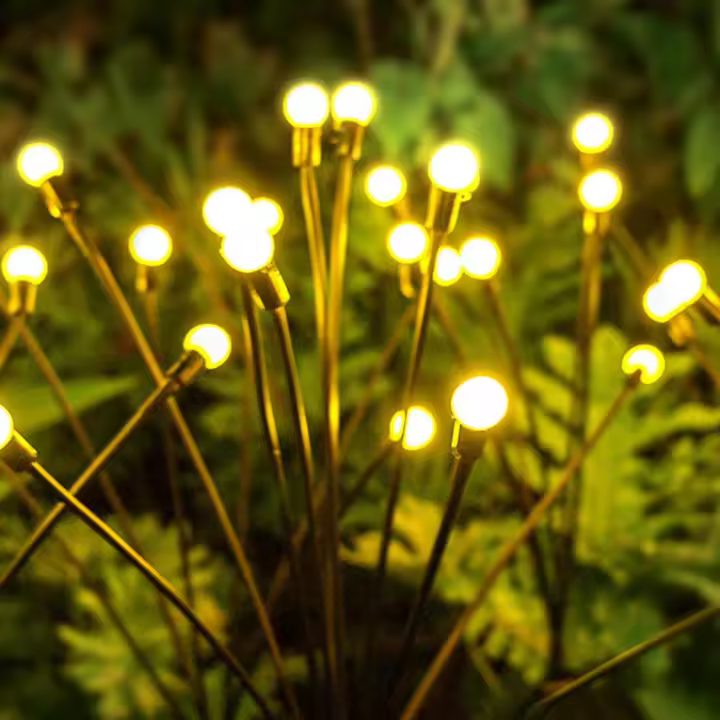 10 Luces Solares Para Jardín Con Diseño De Mariposa Luz Exterior Impermeable Vibrante Para Decoración De Patio Y Camino - 1