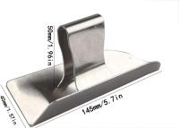 Herramienta para Esquinas externas de 90 Grados, se flexiona al Ángulo Perfecto cuando se enyesan paneles de Yesto, paleta para Esquinas Exteriores, herramienta para enlucir Esquinas de inoxidable Maple - details 0