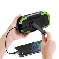 Radio DE EMERGENCIA múltiple de 5000mAh AM/FM Radio de manivela con Energía Solar el interior LED Cargador de Banco de Energía altavoz de Alarma SOS, Altavoz Bluetooth 5,0 - details 1