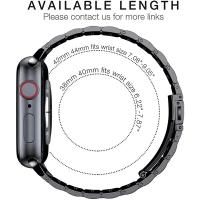 Correa De Acero Inoxidable Para Apple Watch Ultra 49mm 9 8 7 45mm 41mm Compatible Con IWatch 6 5SE 3 Anillo De Pulsera Para Hombres Y Mujeres - details 2