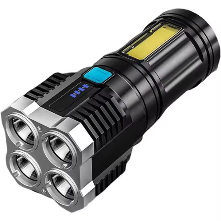 Linterna LED recargable Super brillante reflector coche foco de emergencia con mango linterna LED - 1